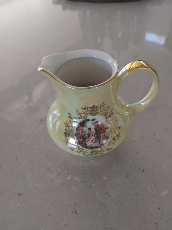Vintage extremely rare, SEP Made in GDR complete tea set Madonna nr W5.