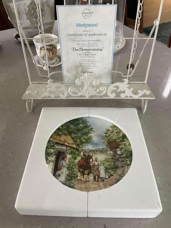 Wedgwood "The Homecoming" by Petula Stone with Box & COA