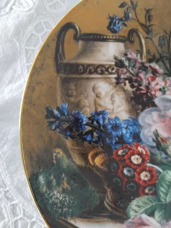 Vintage Wedgwood Bone China Great Floral Painters of the 19th Century Collection Plate.