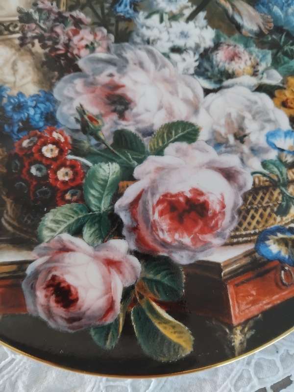 Vintage Wedgwood Bone China Great Floral Painters of the 19th Century Collection Plate.