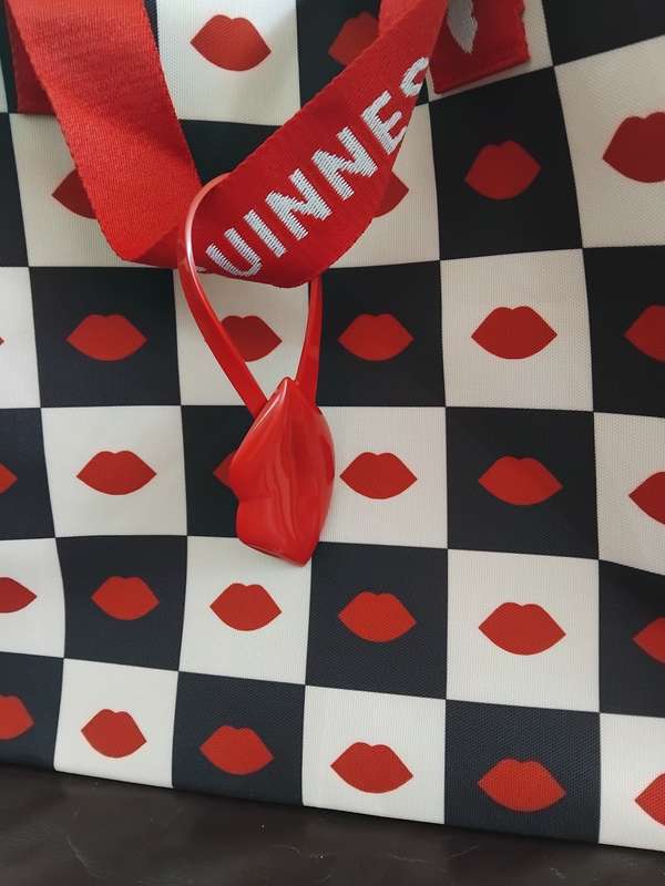 Fabulous - Lulu Guinness Checkered Tote Bag, Red/Black