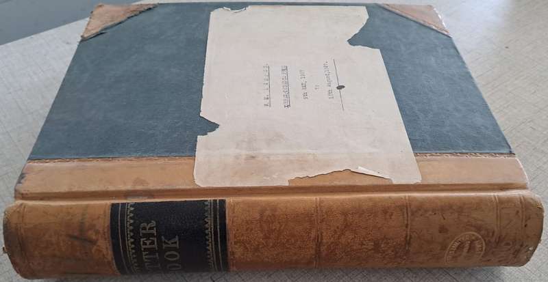 LETTER BOOK, 1927, 1000-page volume. Karoo history - PLEASE READ DESCRIPTION.