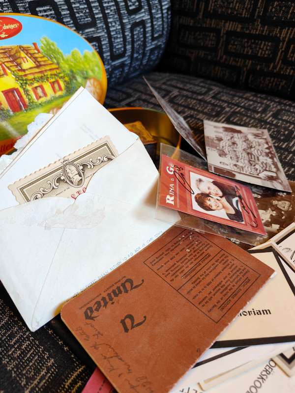 TIN WITH STUFF INSIDE.