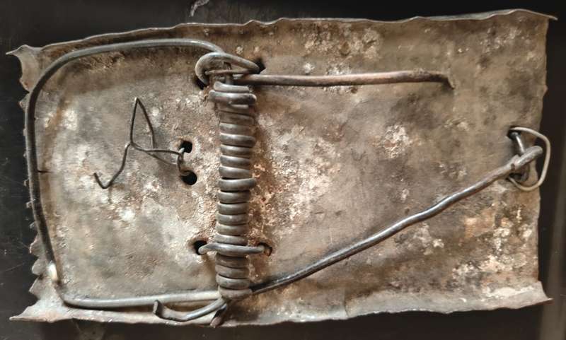 Two antique mouse traps from the attic! HAND MADE AND WORKING.