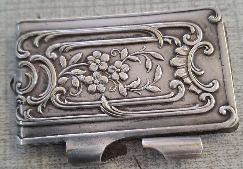 ANTIQUE MONT SAINT MICHEL DANCE CARD HOLDER!