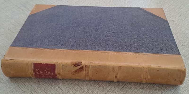 CAPE LAW JOURNAL, VOL XIII - CAPE OF GOOD HOPE 1896!