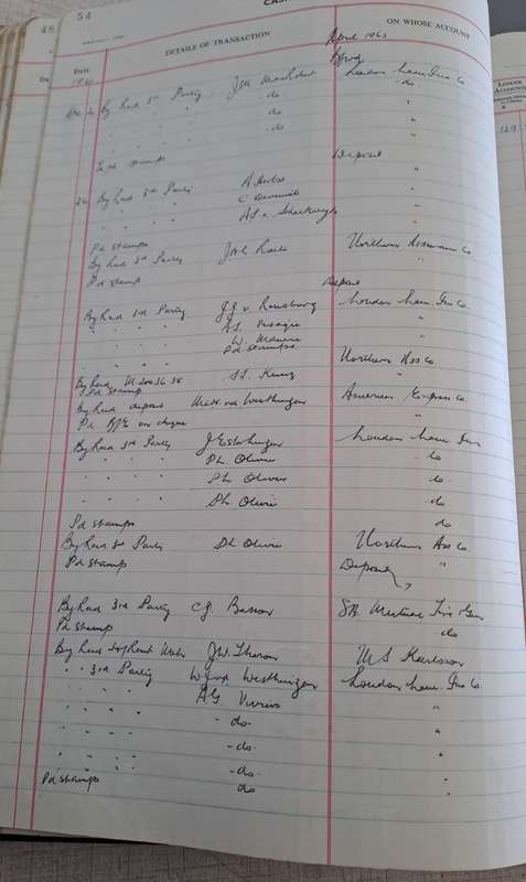 CASH JOURNAL, 1967-1971 Karoo history - A HUGE 39cm x 27cm VOLUME! VIEW DESCRIPTION.