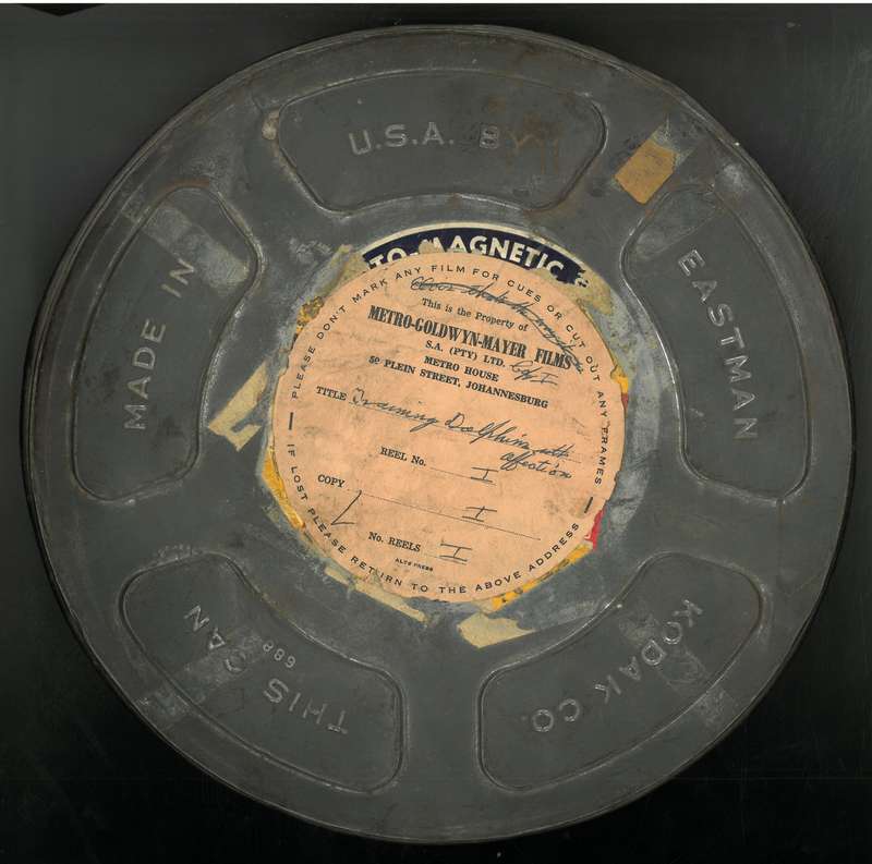 MGM canister containing the film "Training Dolphins" Please view description.