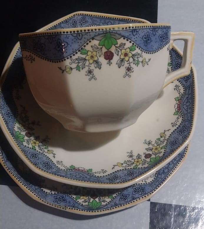 Royal Doulton "Draycot" trio - as illustrated.