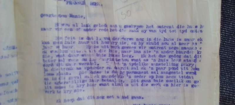 LETTER BOOKS, 1919, 1931, 1932. Karoo history - Final letter book listing. VIEW DESCRIPTION.