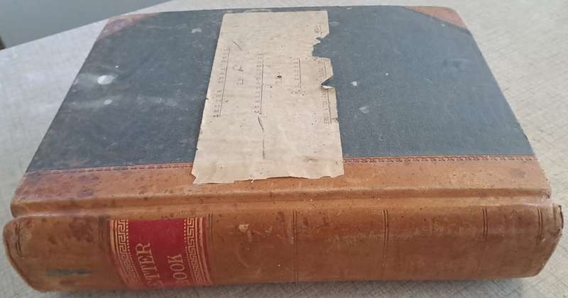 LETTER BOOK, 1924 - 998-page volume. Karoo history - PLEASE READ DESCRIPTION.