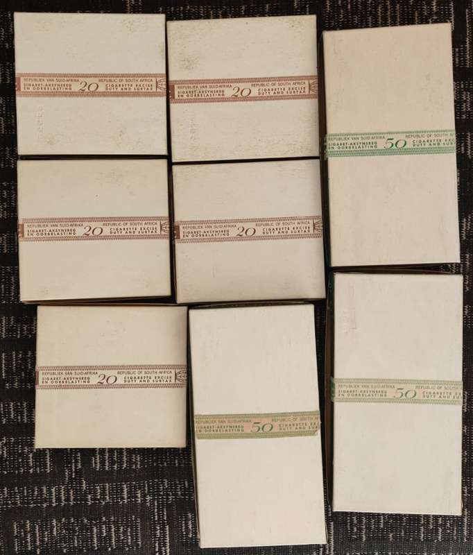 CIGARETTE BOXES - Rembrandt x 8 - with