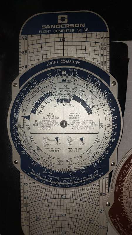 Vintage Jeppesen and Sanderson Flight Computers as illustrated.