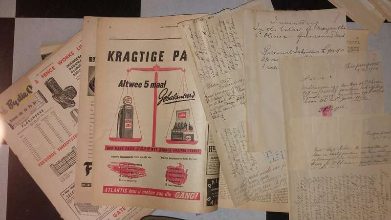 A useful selection of antique and vintage "paper" for scrapbooking!