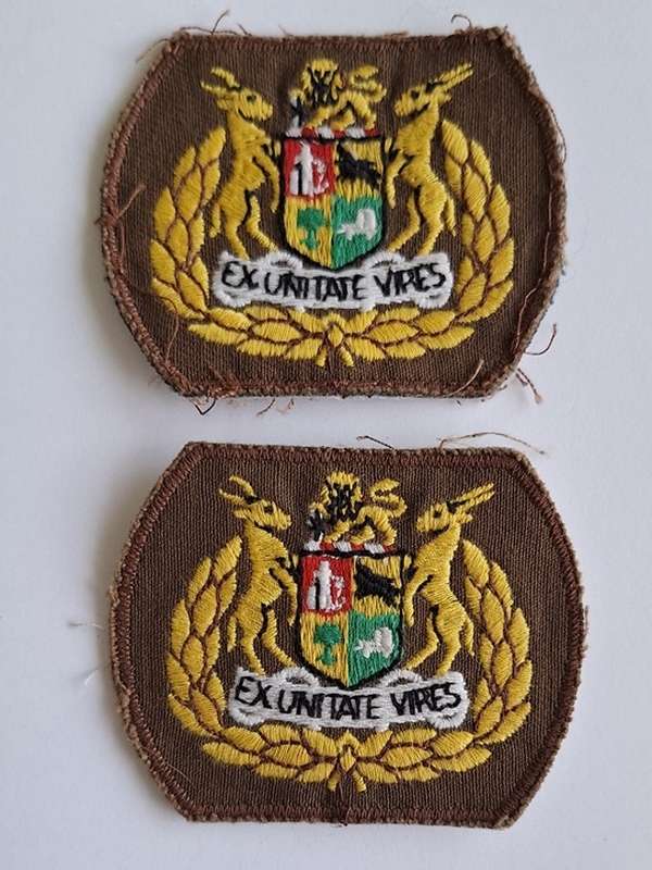 SA Army WO Rank Set
