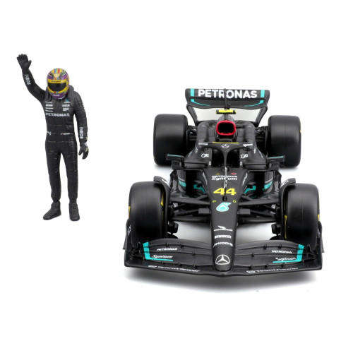 Die Cast-1/24 Mercedes AMG F1 W14 with Driver Figure - #44 Lewis Hamilton