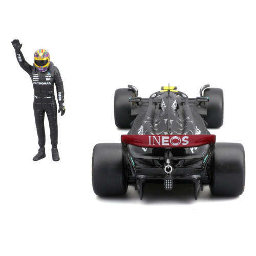 Die Cast-1/24 Mercedes AMG F1 W14 with Driver Figure - #44 Lewis Hamilton