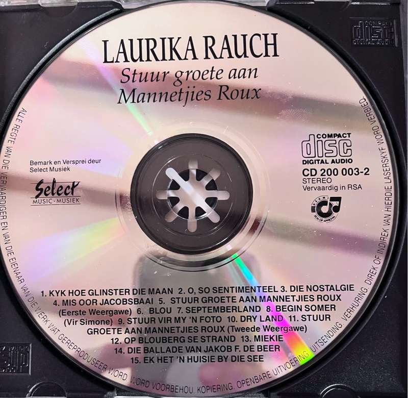 Stuur groete aan Mannetjies Roux - Laurika Rauch - Code: CD200003-2