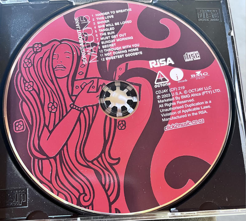 Maroon5 - Songs about Jane CDJAY(CF)215
