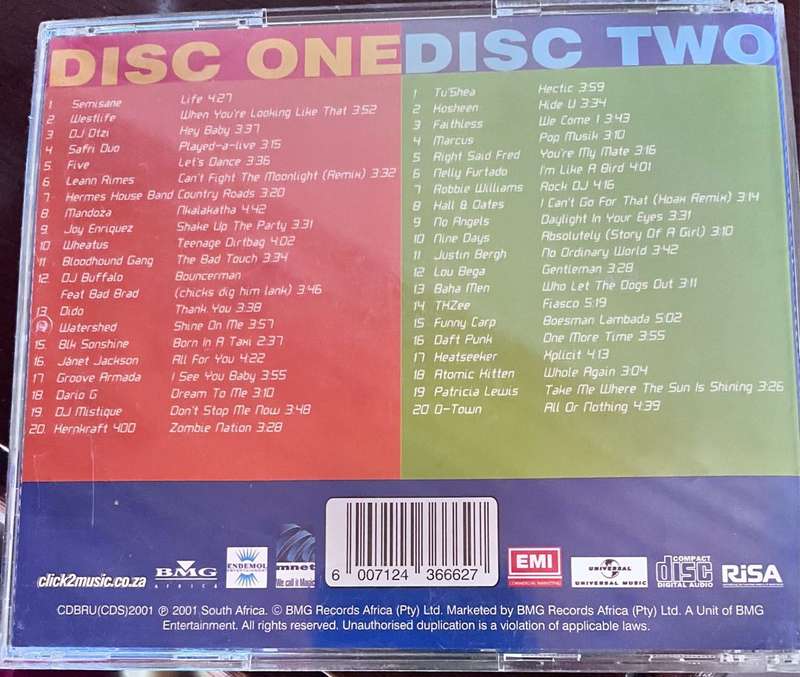 Big Brother South Africa double CD