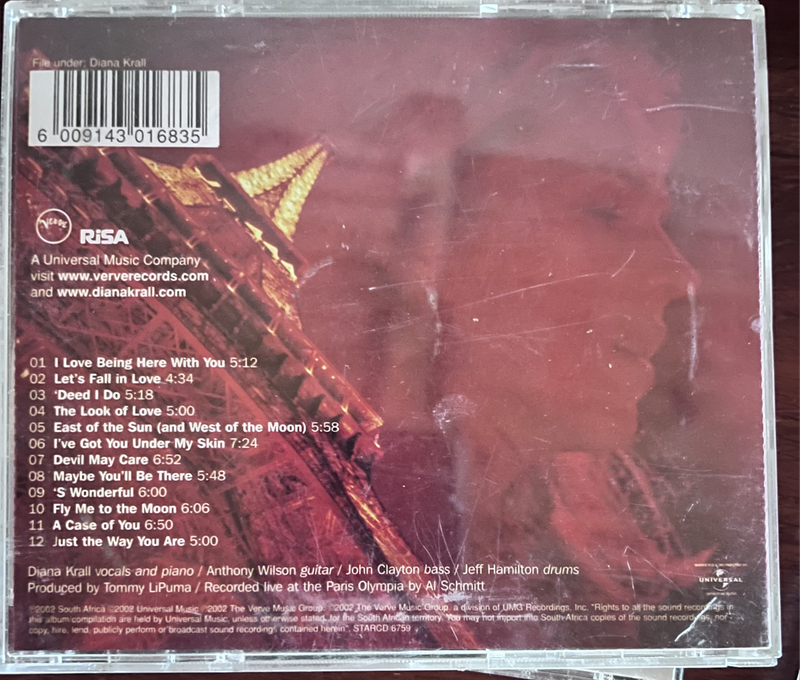 Diana Krall - Live in Paris - STARCD6759