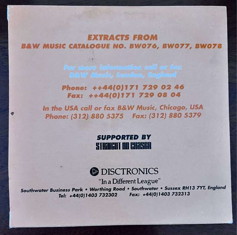 South Africa 95 promotional CD