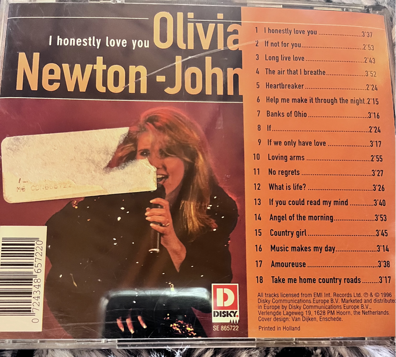 Olivia Newton-John - I Honestly love you SE865722