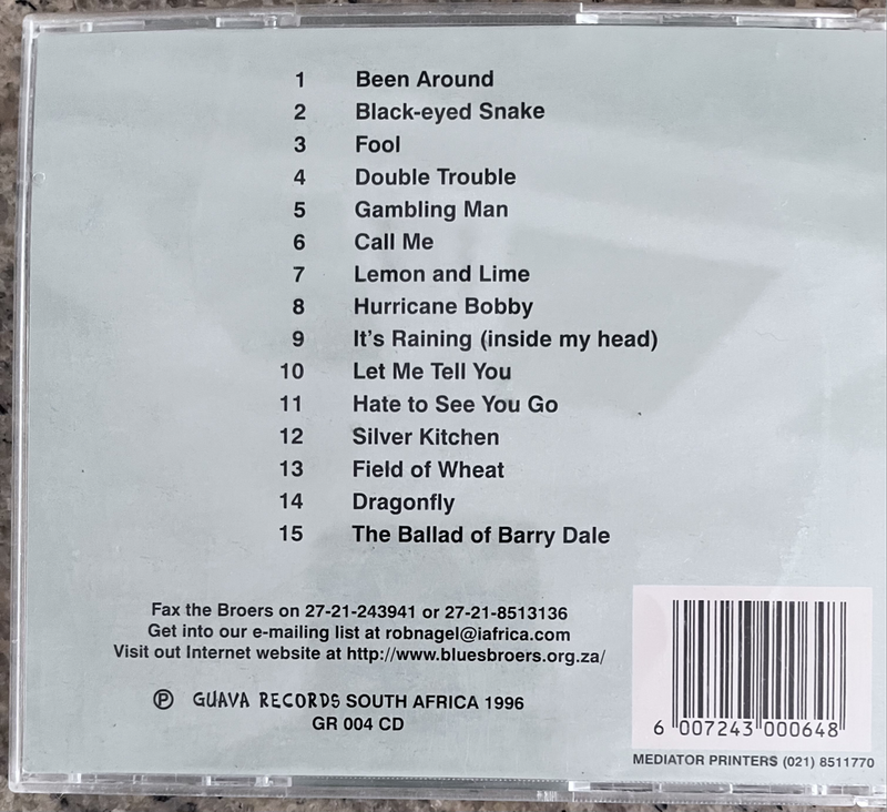 Blues Broers - Been Around GR004CD
