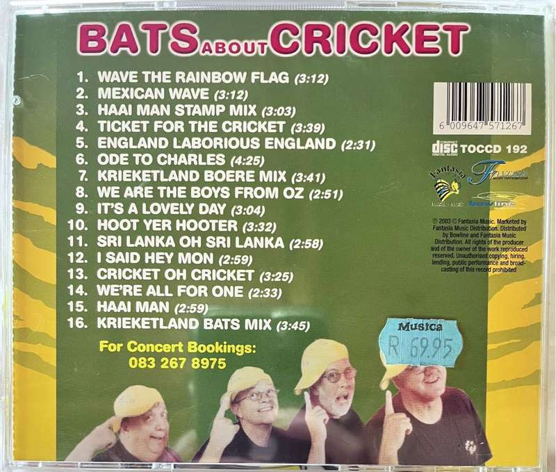 Bats  Bats About Cricket TOCCD192