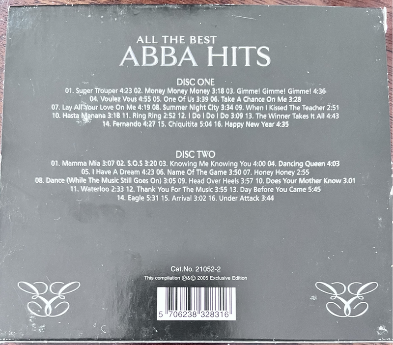 Abba hits performed by Super Trouper Orchestra (2 CDs in box)