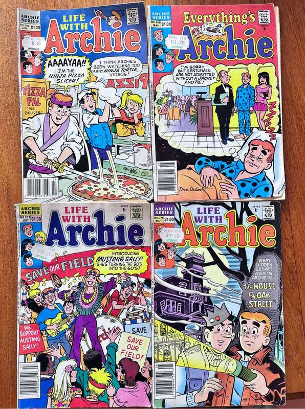 4 vintage Archie comics (1990)