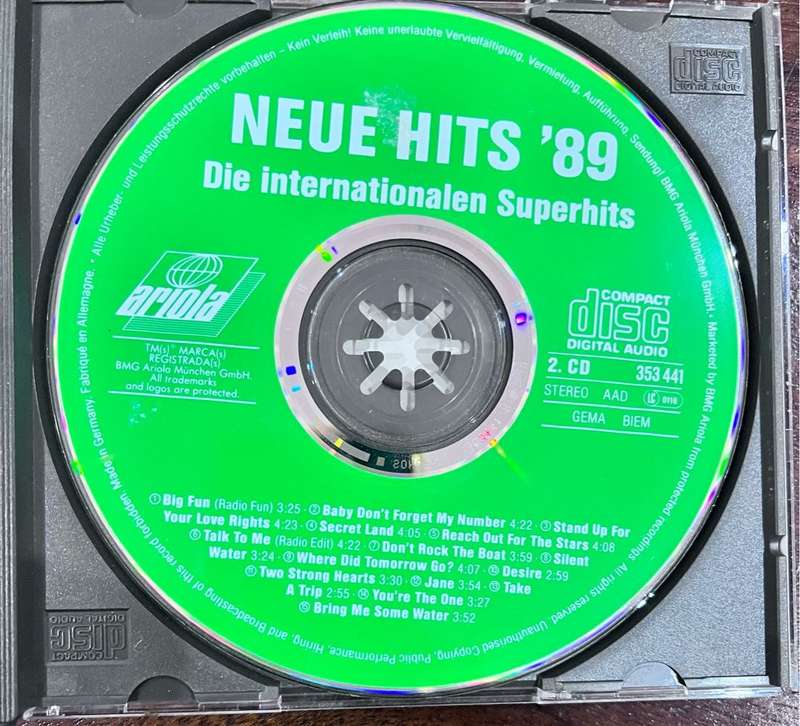 Neue Hits 89 - Die internationalen Superhits (double CD)