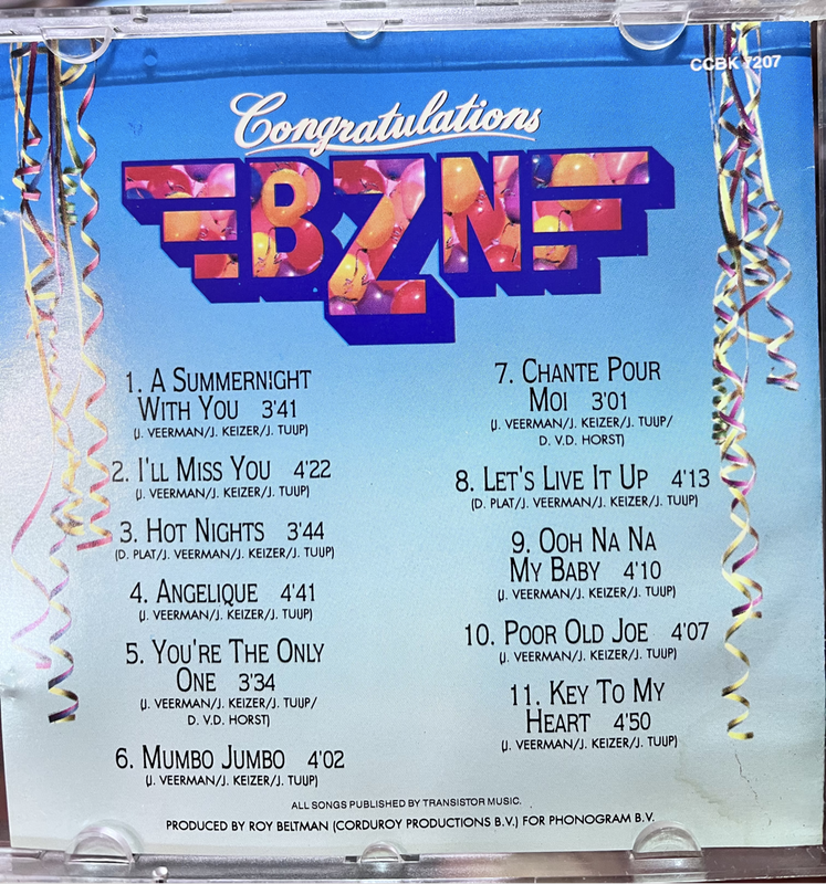 BZN Congratulations CCBK7207