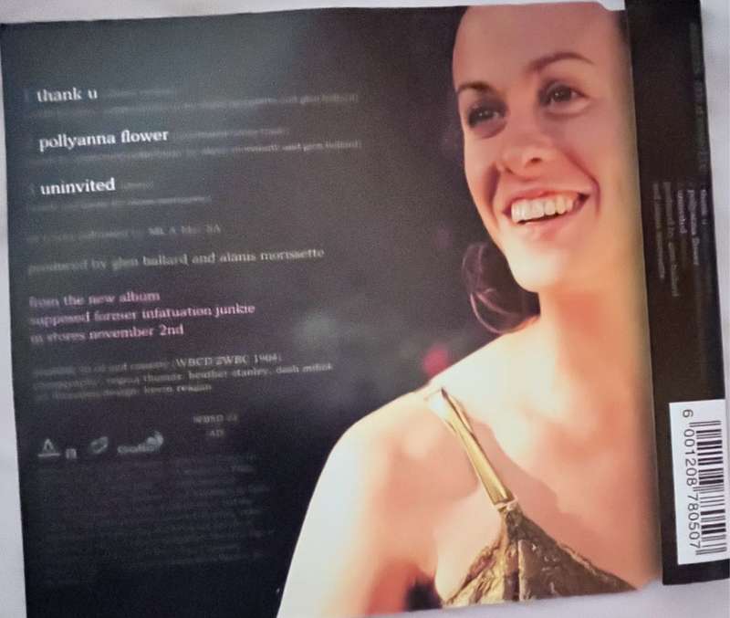 Alanis Morissette - Thank you (CD single) WBSD23