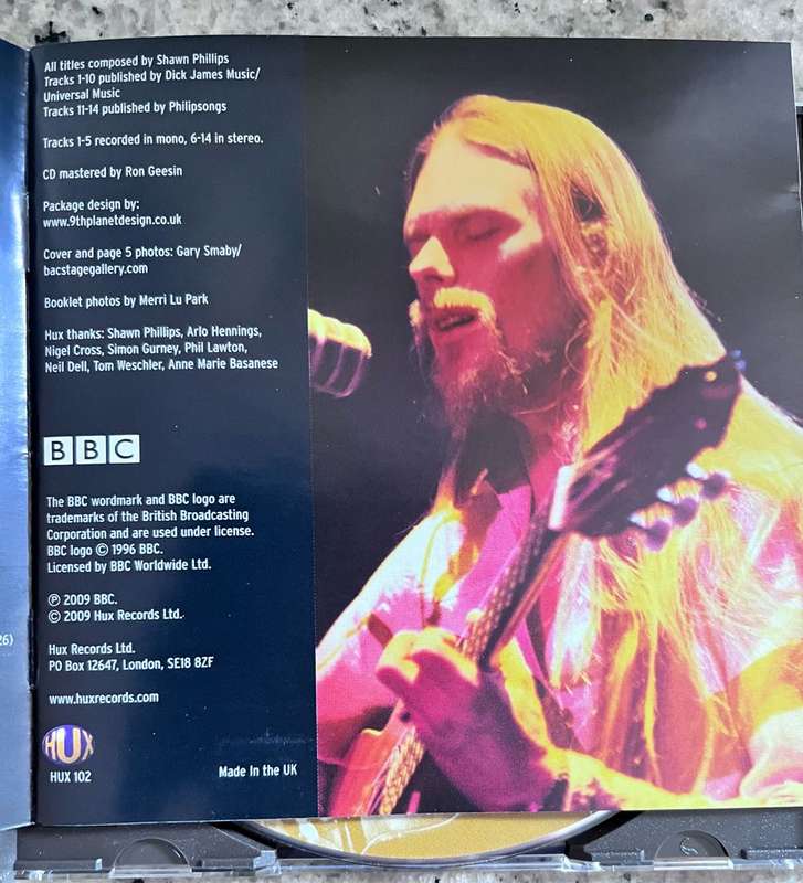 Shawn Phillips at the BBC