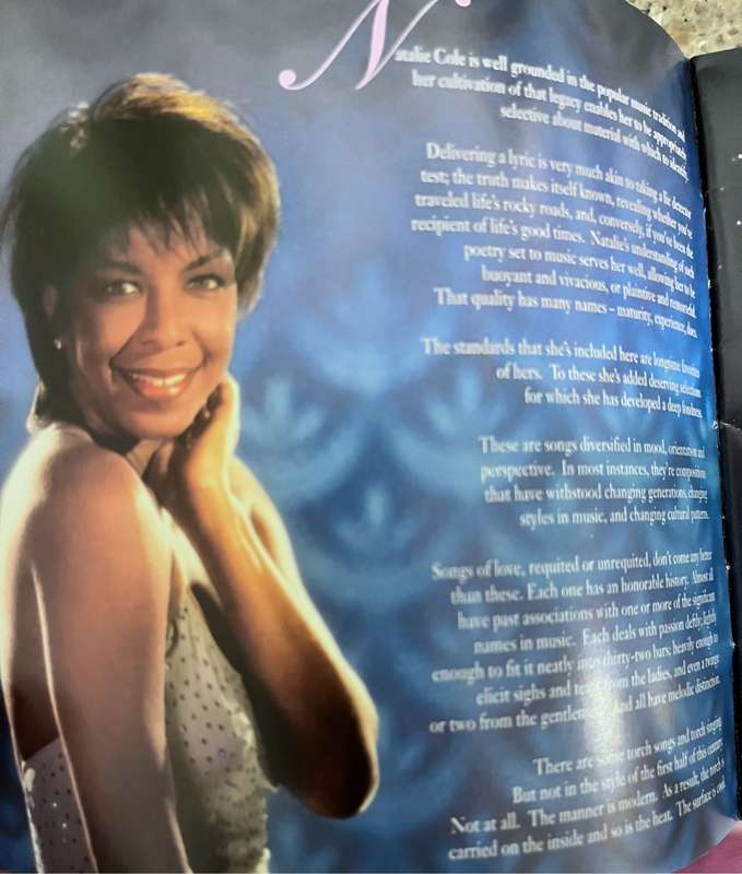 Stardust - Natalie Cole with promo single EKCD6249