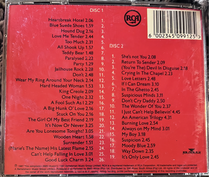 Presley - The All Time Greatest Hits CDRCAD(WD)1185