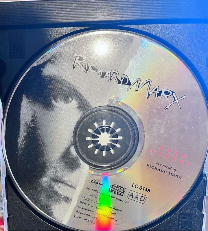 Richard Marx - Rush Street (1991, made in Holland)