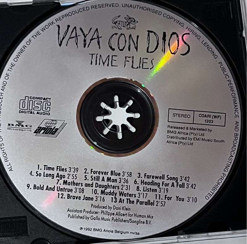 Vaya con Dios - Time Flies CDARI(WF)1203