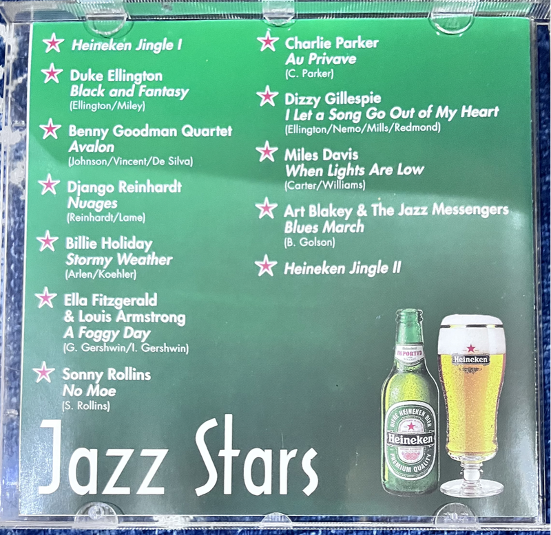 Jazz Stars promo CD Heineken CD-1053