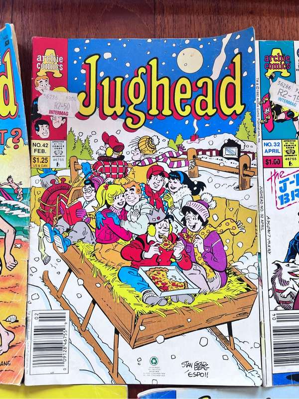 5 Jughead vintage Archie Series comics