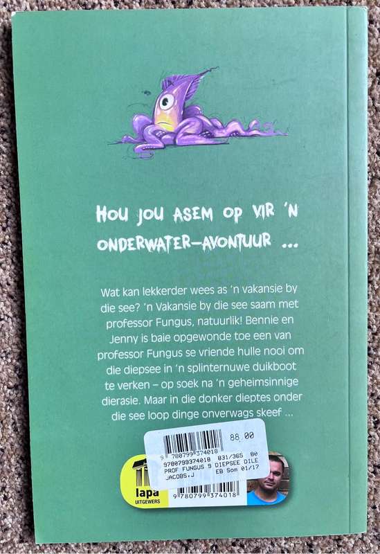 6 Professor Fungus books - Jaco Jacobs en Johann Strauss