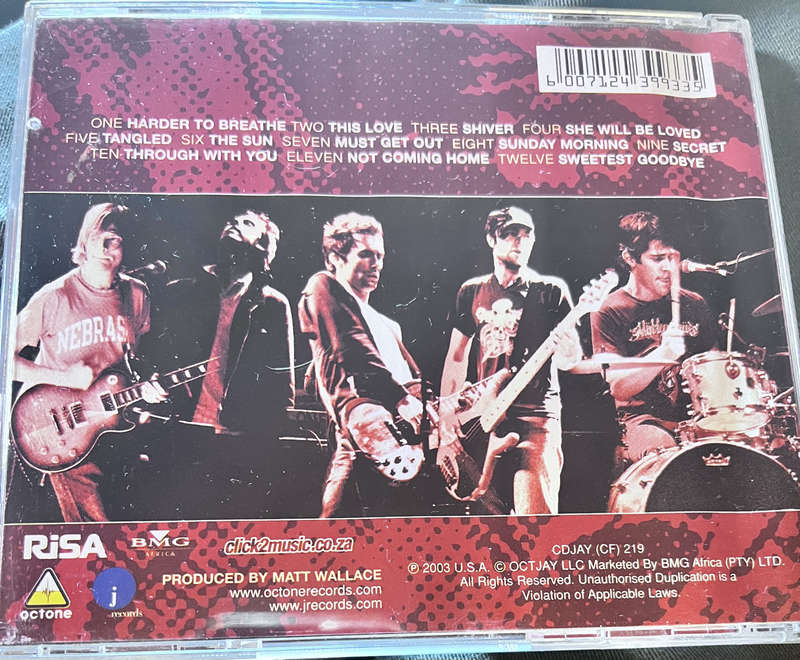 Maroon5 - Songs about Jane CDJAY(CF)215