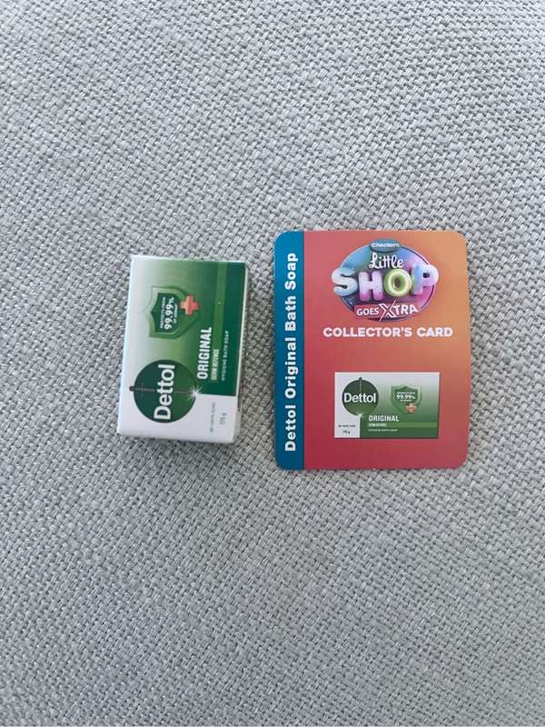 Little Shop Checkers Dettol original bath soap (mini toy)
