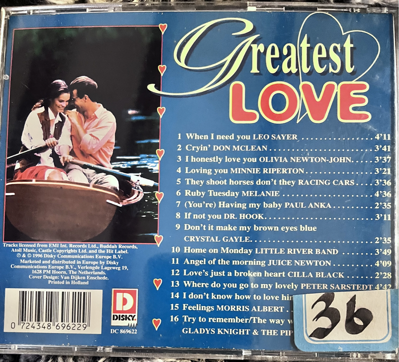 Greatest love DC869622