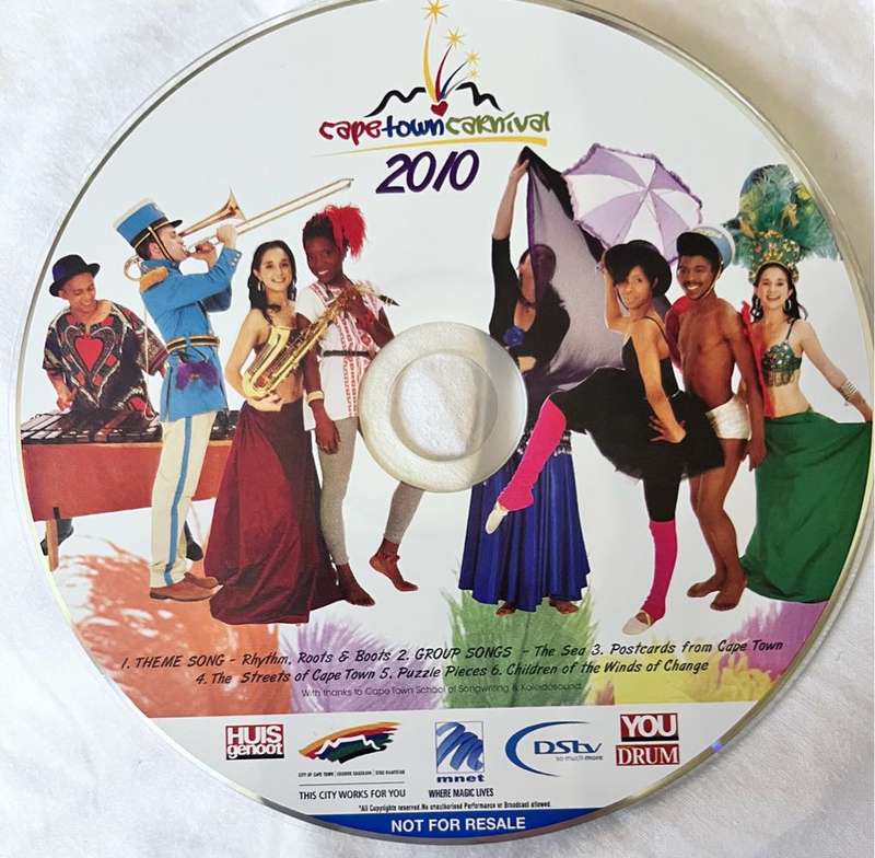 Cape Town Carnival 2010 songs