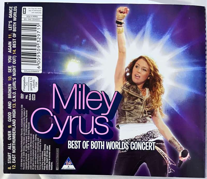 Hannah Montana - Best of both worlds concert (CD and bonus dvd) made in RSA