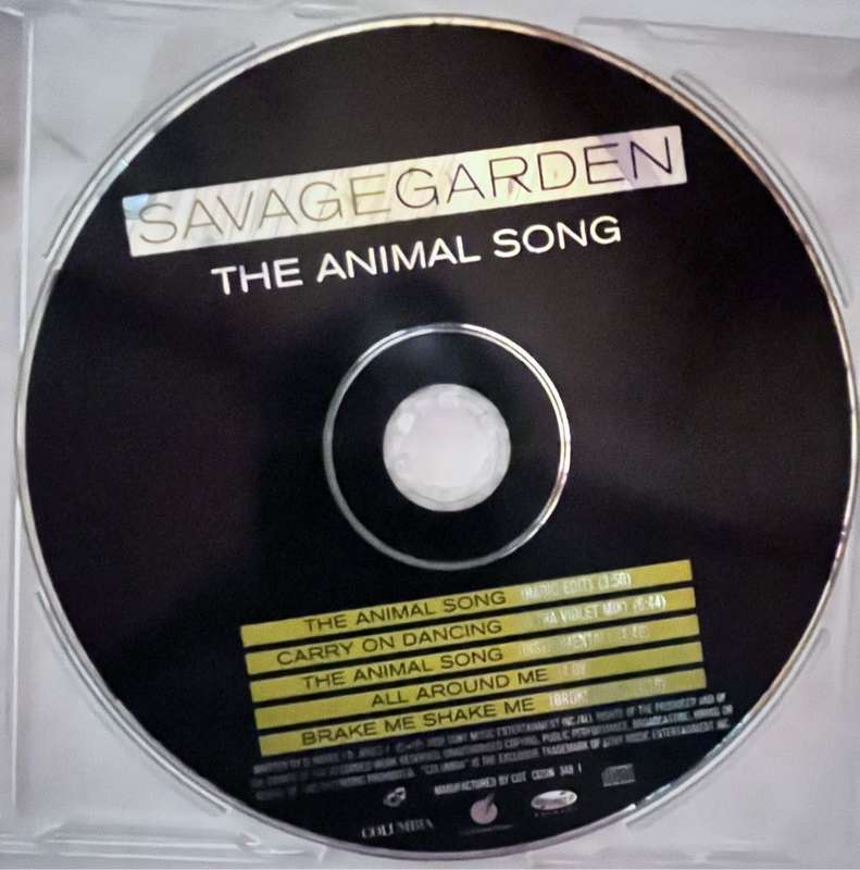 The Animal Song - Savage Garden maxi single CDSIN 348