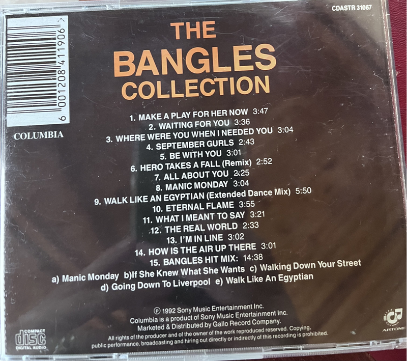 The Bangles Collection CDASTR31067