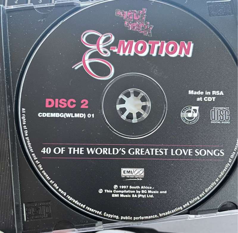 E-Motion 40 of the worlds greatest love songs Soundcheck CDEMBG (WLMD) 1